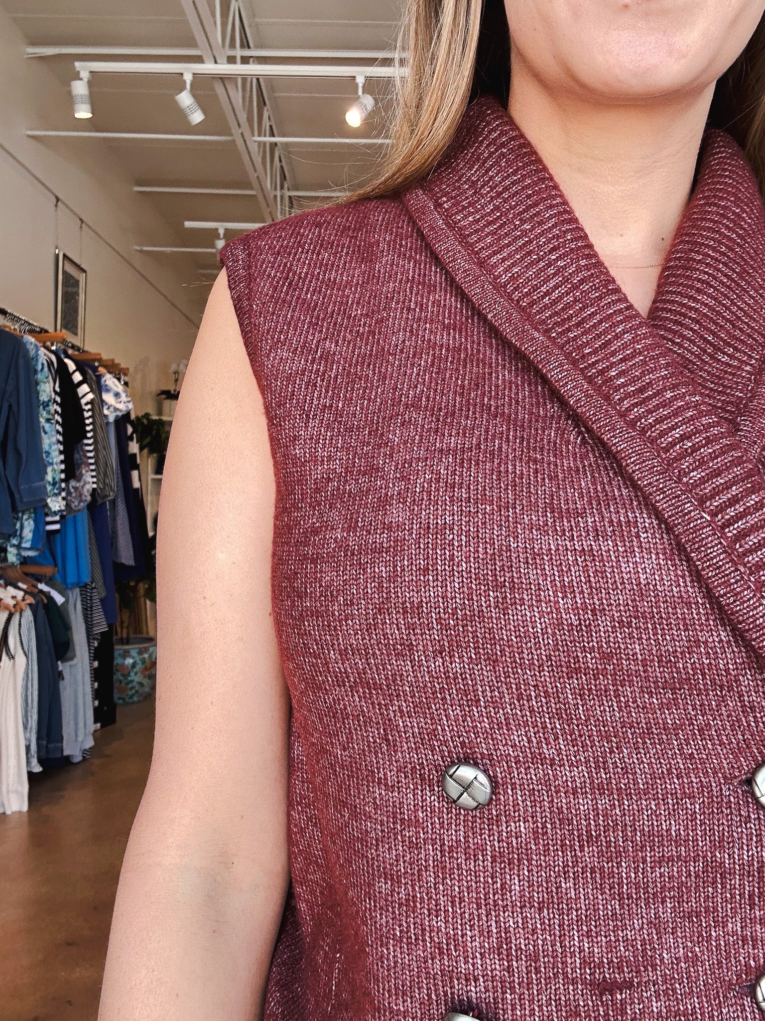 Amber Sweater Vest - Heritage - Elle Maxine