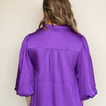 Amethyst Smocked Cuff Top - Elle Maxine