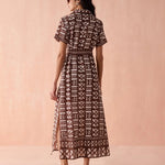 Amira Maxi Shirt Dress - Elle Maxine