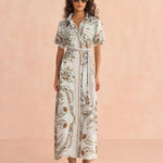 Amira Maxi Shirtdress - Elle Maxine