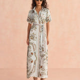 Amira Maxi Shirtdress - Elle Maxine