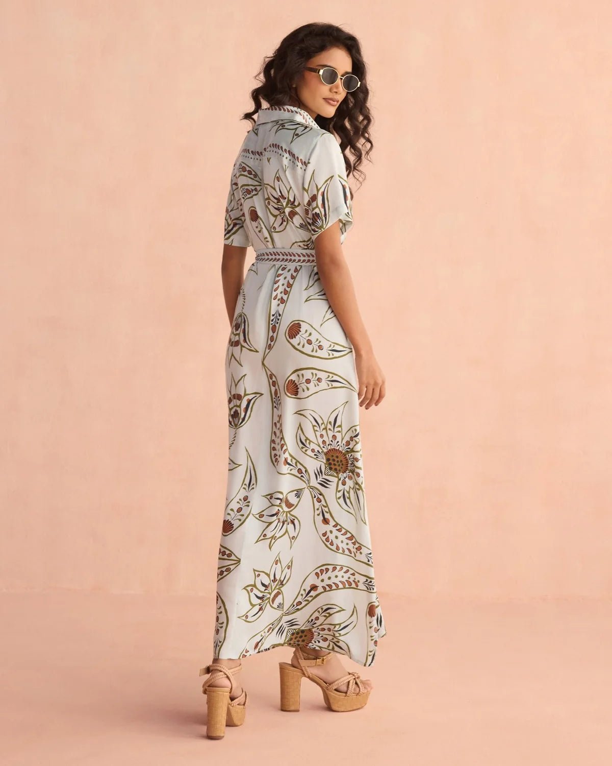 Amira Maxi Shirtdress - Elle Maxine