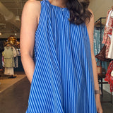 Angela Short Dress- Bleu Electrique - Elle Maxine