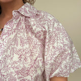 Anise Bubble Sleeve Top - Elle Maxine