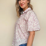 Anise Bubble Sleeve Top - Elle Maxine