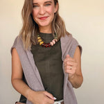 Anna Denim Shell Top - Elle Maxine