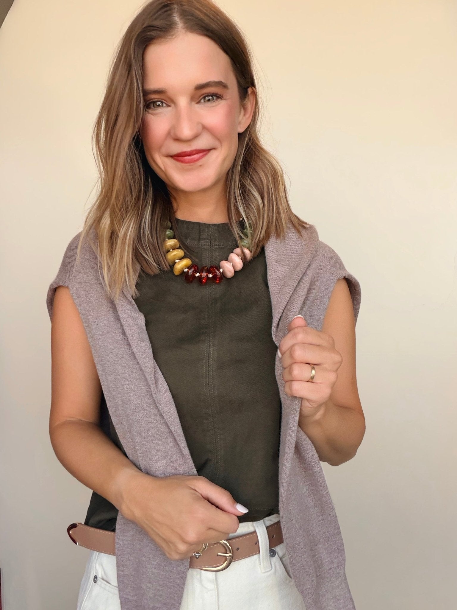 Anna Denim Shell Top - Elle Maxine