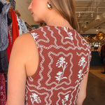 Annie Fringe Embroidered Dress - Elle Maxine