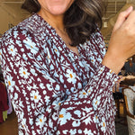 Anouk Blouse - Esme Garnet - Elle Maxine