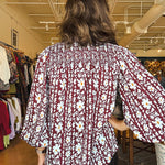 Anouk Blouse - Esme Garnet - Elle Maxine