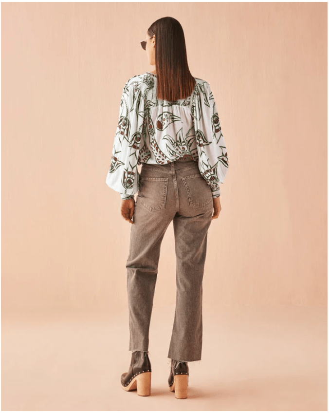 Anouk Blouse - Valetta Mist - Elle Maxine