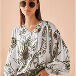 Anouk Blouse - Valetta Mist - Elle Maxine