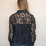 Anthea Lace Button Down Blouse - Elle Maxine