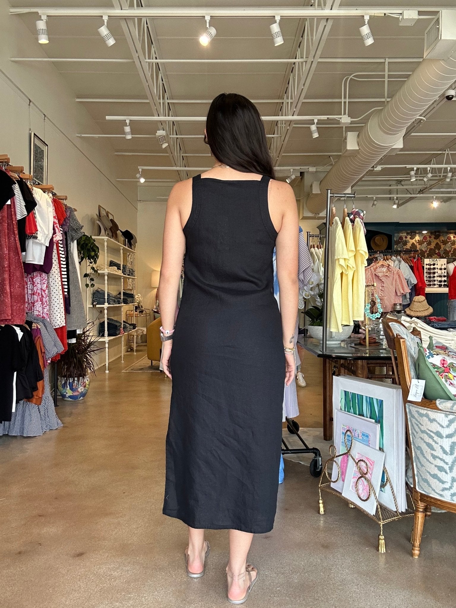 Ashanti Maxi Dress - Black - Elle Maxine