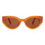 Ashbury Sky Sunglasses - Apricot/Brown - Elle Maxine