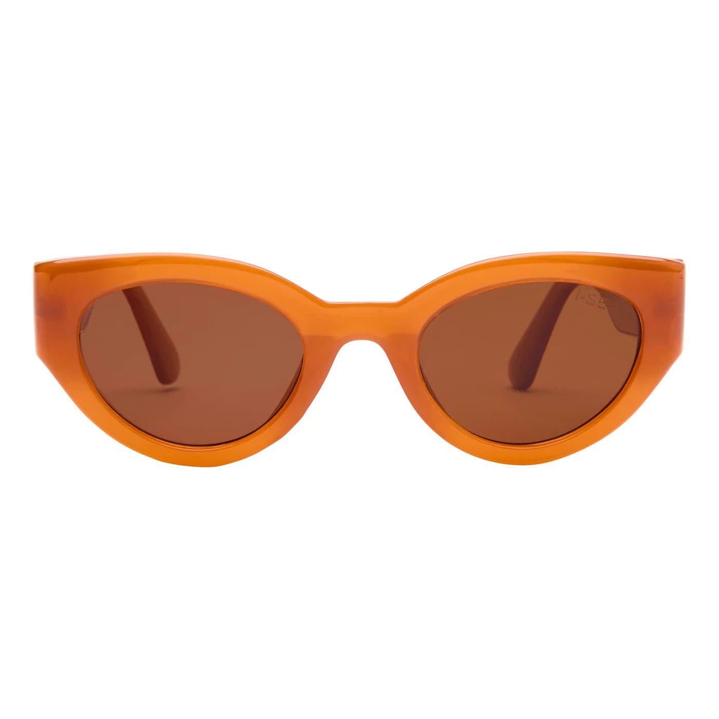 Ashbury Sky Sunglasses - Apricot/Brown - Elle Maxine