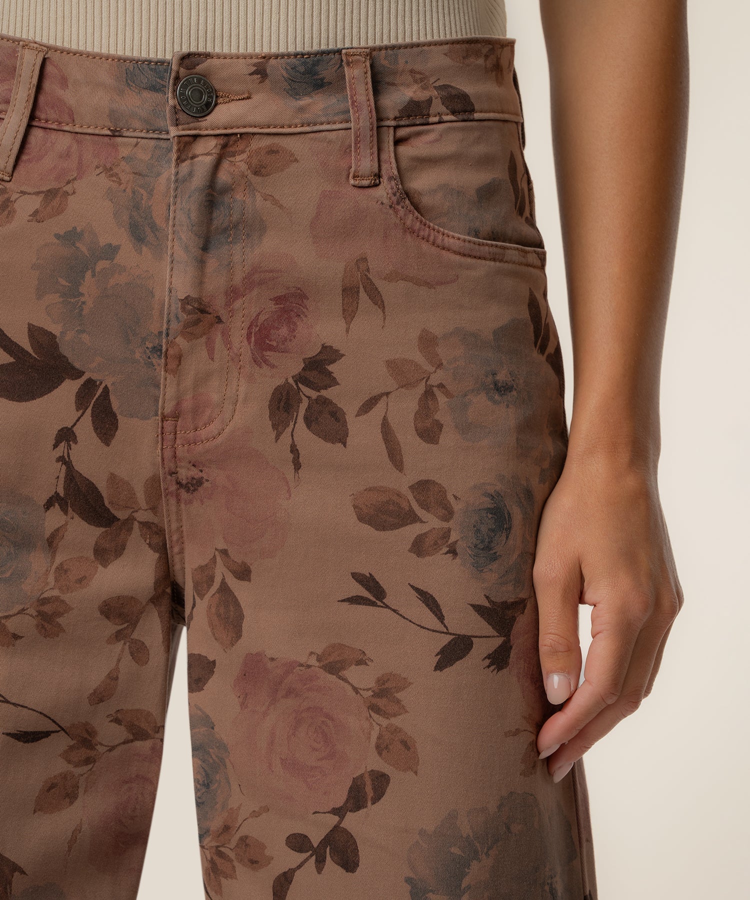 Ashton Twill High Rise Relaxed Leg - Elle Maxine