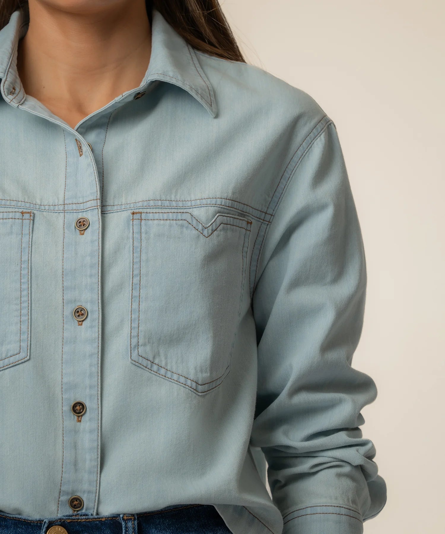 Aubrey Button Down Top - Elle Maxine