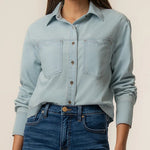 Aubrey Button Down Top - Elle Maxine