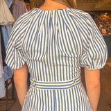 Audrey Puff Sleeve Midi Dress - Elle Maxine