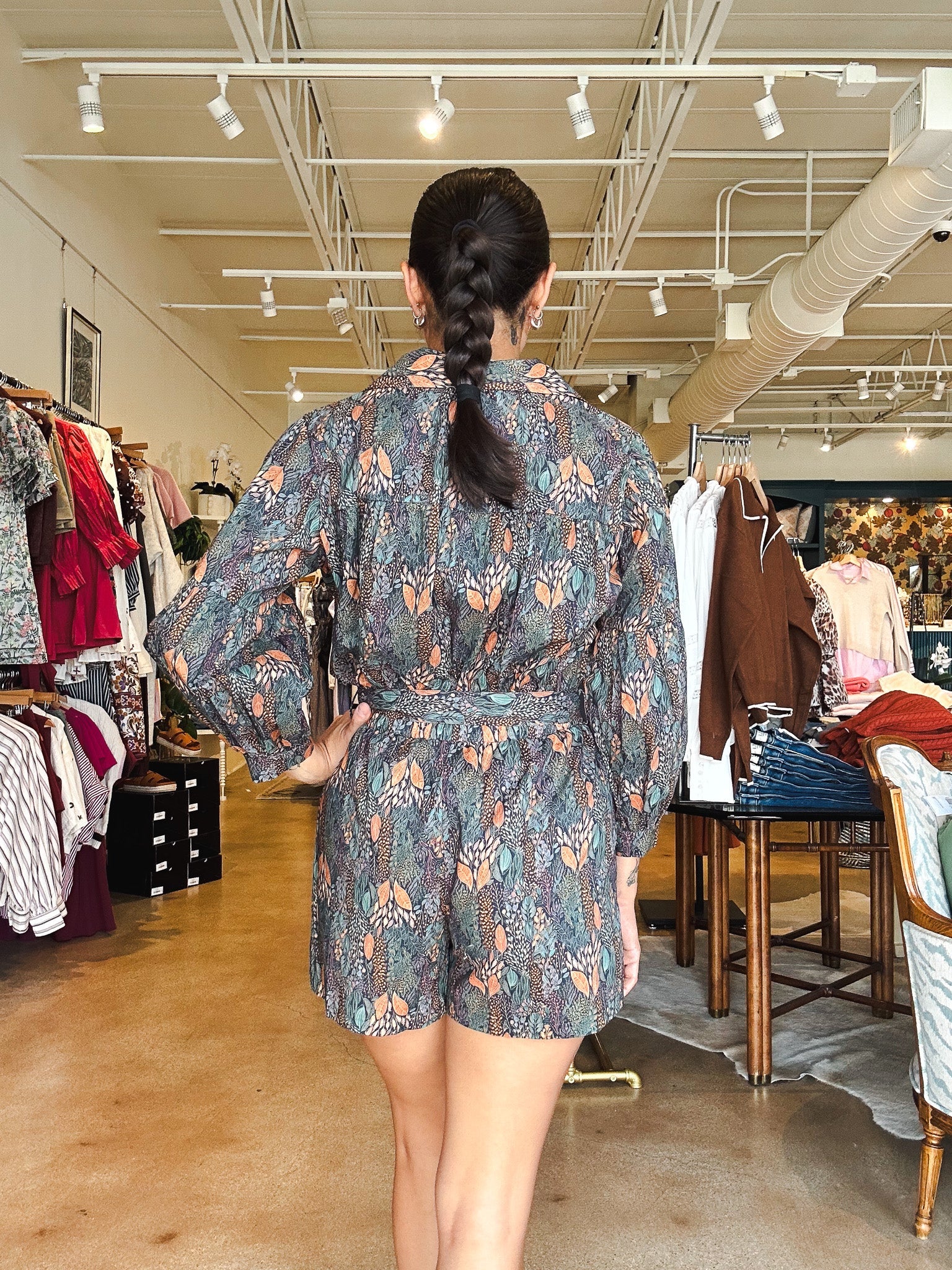 Autumn Canopy Romper - Elle Maxine