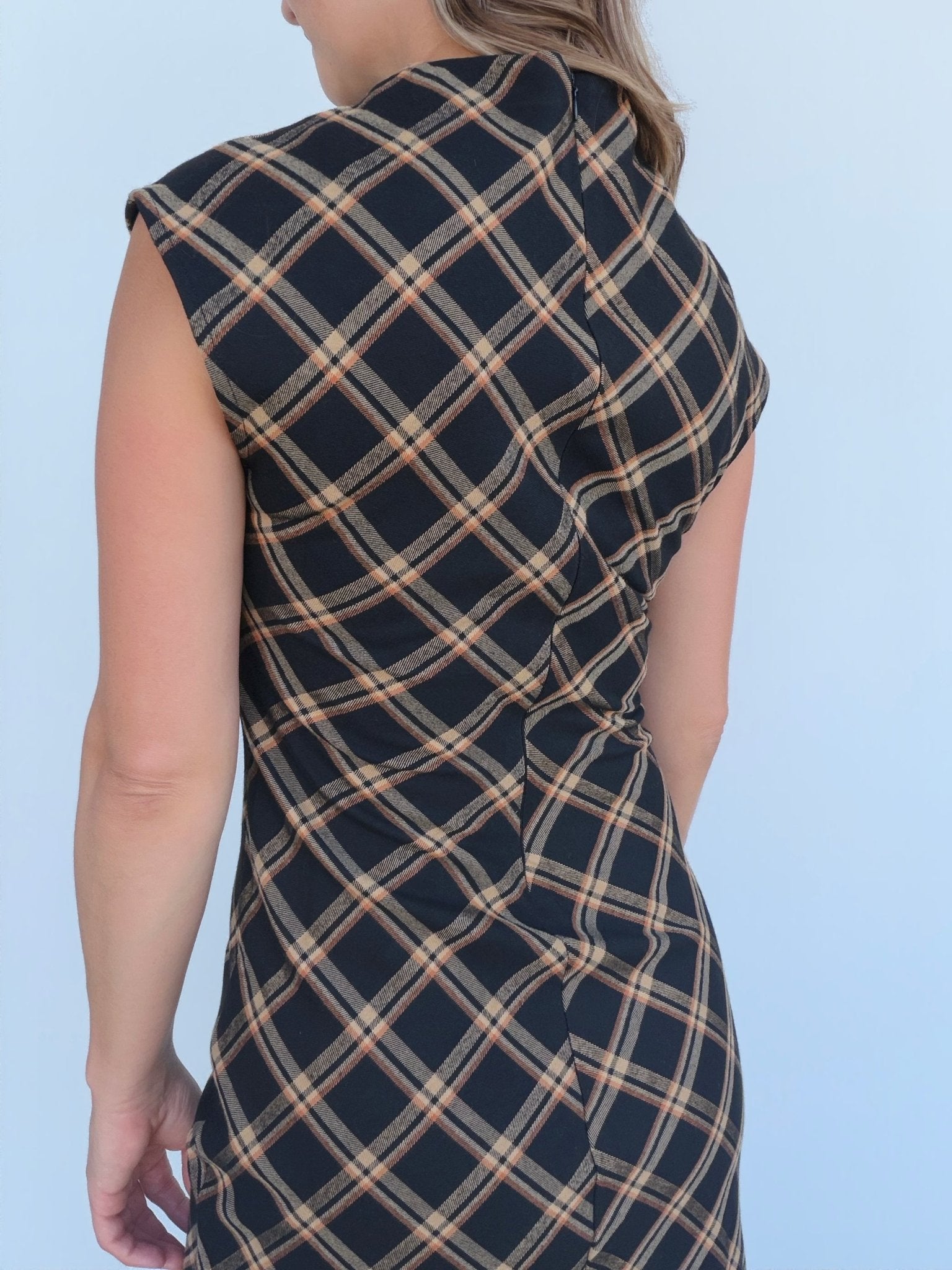 Autumn Edit Cowl Neck Dress - Elle Maxine