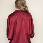 Autumn Satin Blouse - Elle Maxine