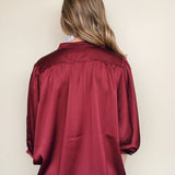 Autumn Satin Blouse - Elle Maxine