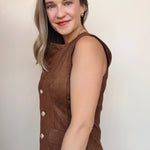 Autumn Suede Vest - Elle Maxine