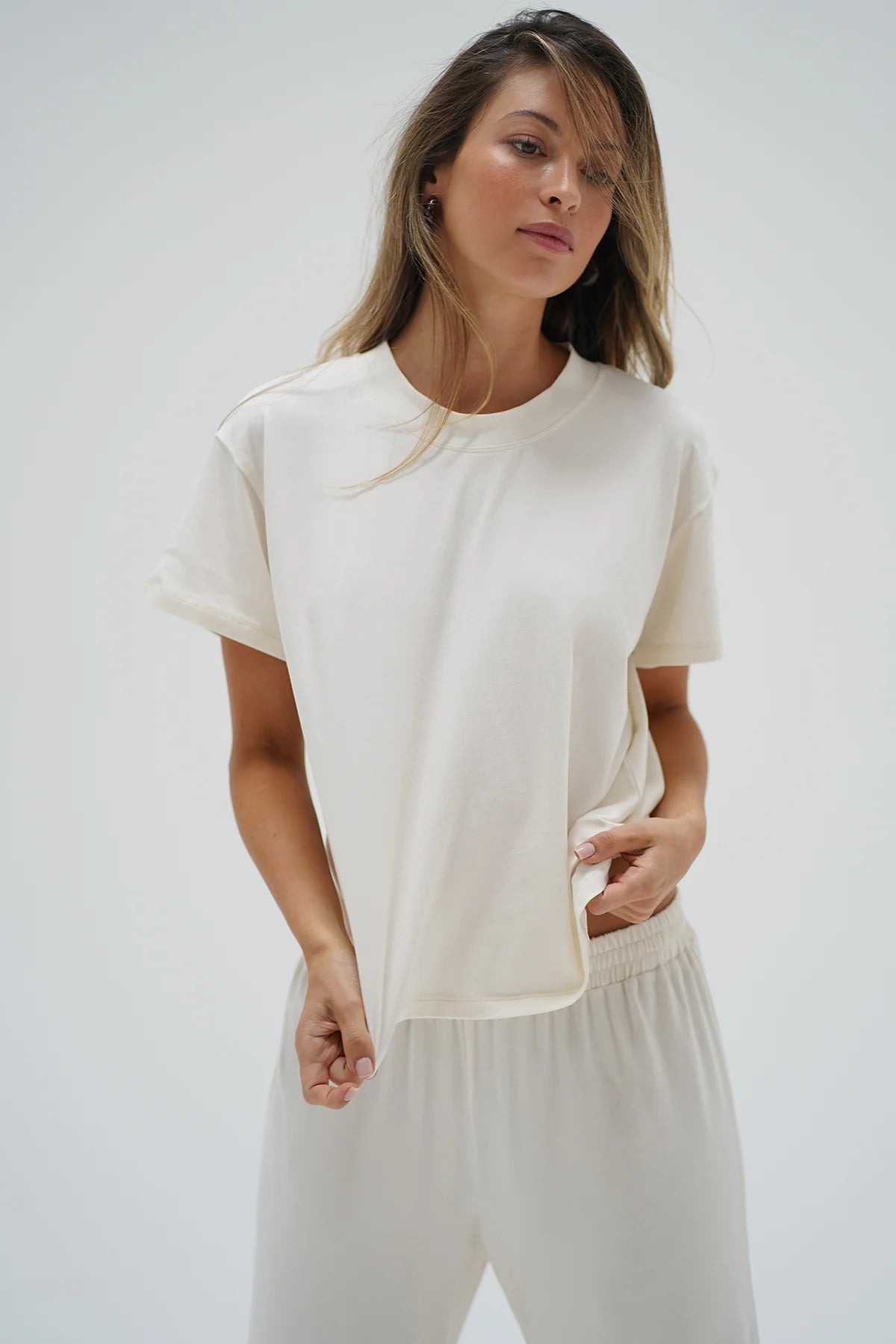Ava Oversized Jersey Tee - Elle Maxine