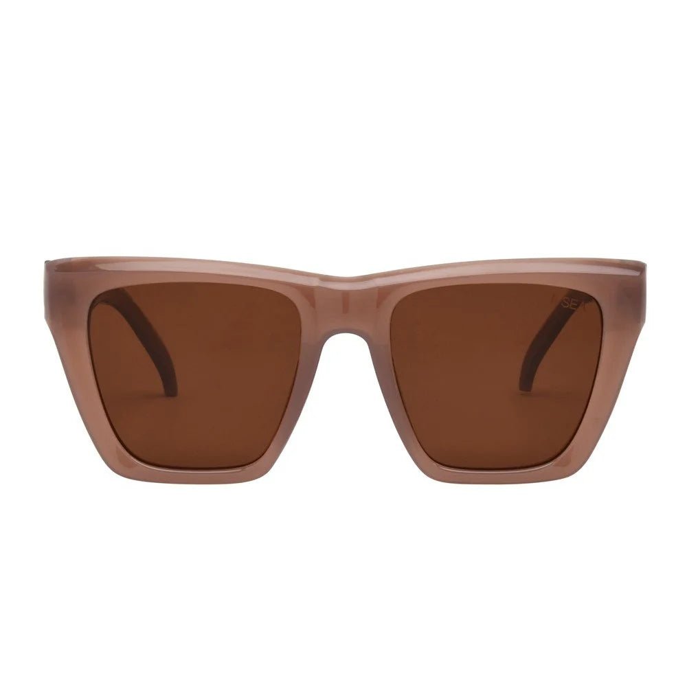 Ava Sunglasses - Dusty Rose/Brown - Elle Maxine