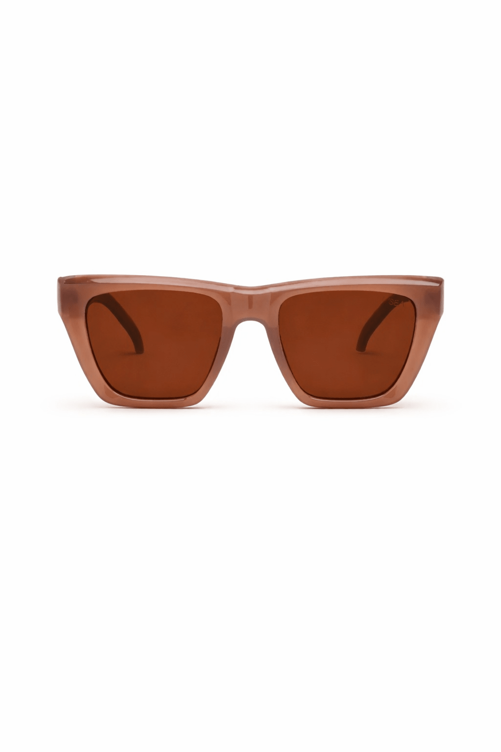 Ava Sunglasses - Dusty Rose/Brown - Elle Maxine