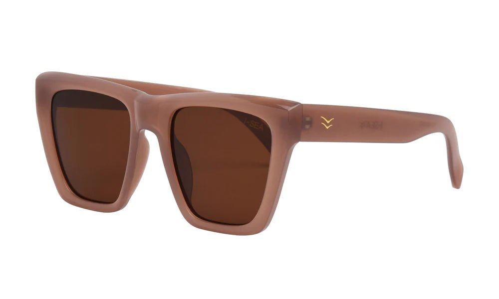 Ava Sunglasses - Dusty Rose/Brown - Elle Maxine