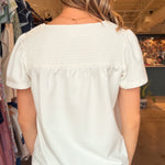 Aven Top - Coconut Milk - Elle Maxine