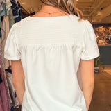 Aven Top - Coconut Milk - Elle Maxine