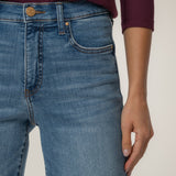 Avery High Rise Straight Leg Raw Hem - Elle Maxine