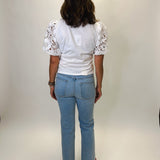 Avi Lace Sleeve Top - Elle Maxine