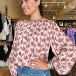 Ayla Blouse - Redwood - Elle Maxine