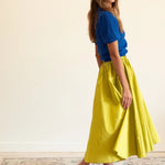Ayla Skirt - Chartreuse - Elle Maxine