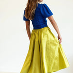 Ayla Skirt - Chartreuse - Elle Maxine