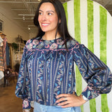 Baily Scallop Piping Top - Elle Maxine