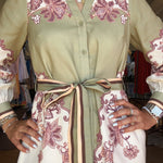 Balboa Printed Floral Shirtdress - Elle Maxine
