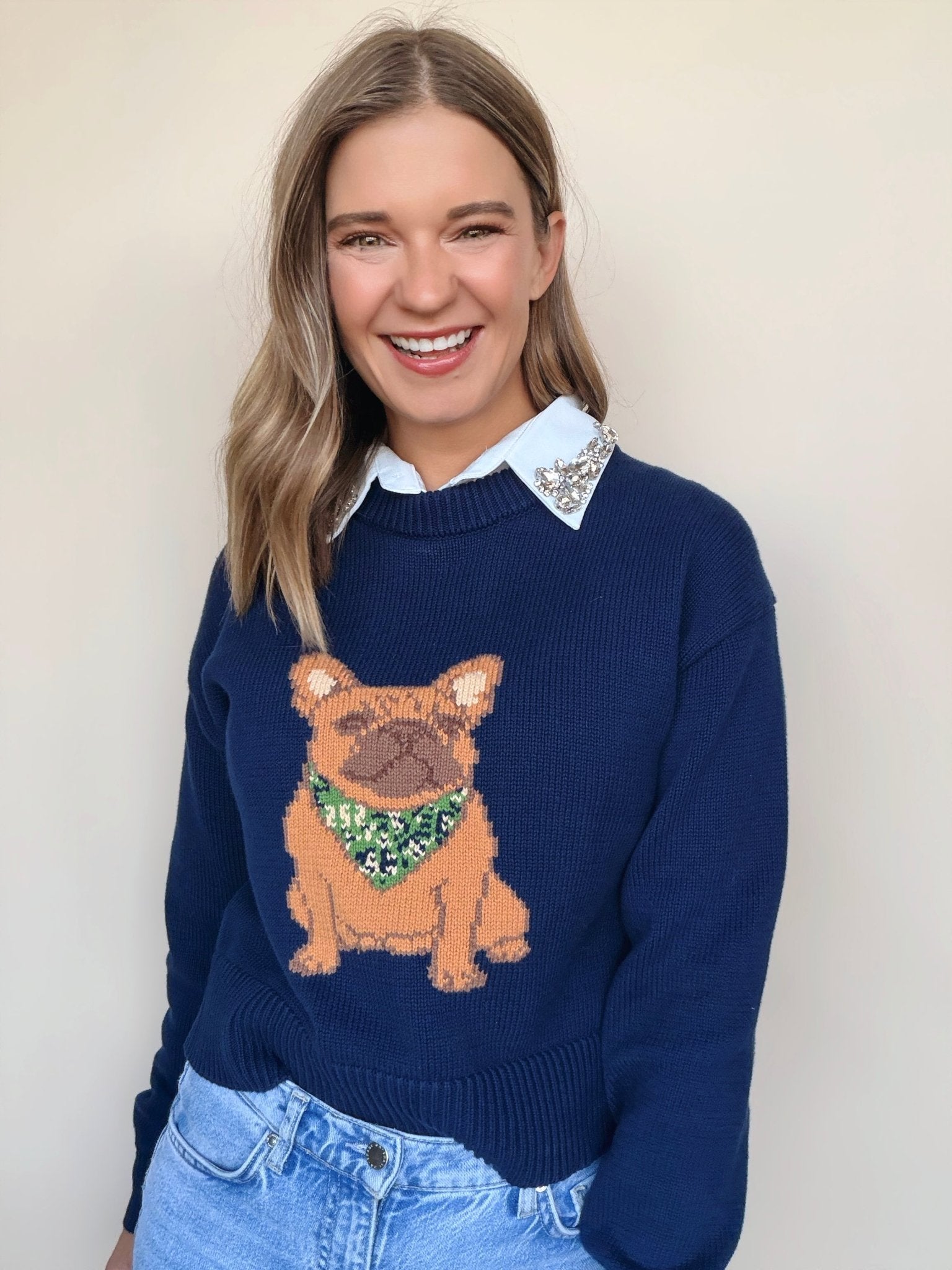 Bandana Dog Sweater - Elle Maxine