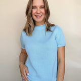 Banks Rolled Edge Sweater Tee - Elle Maxine