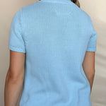 Banks Rolled Edge Sweater Tee - Elle Maxine