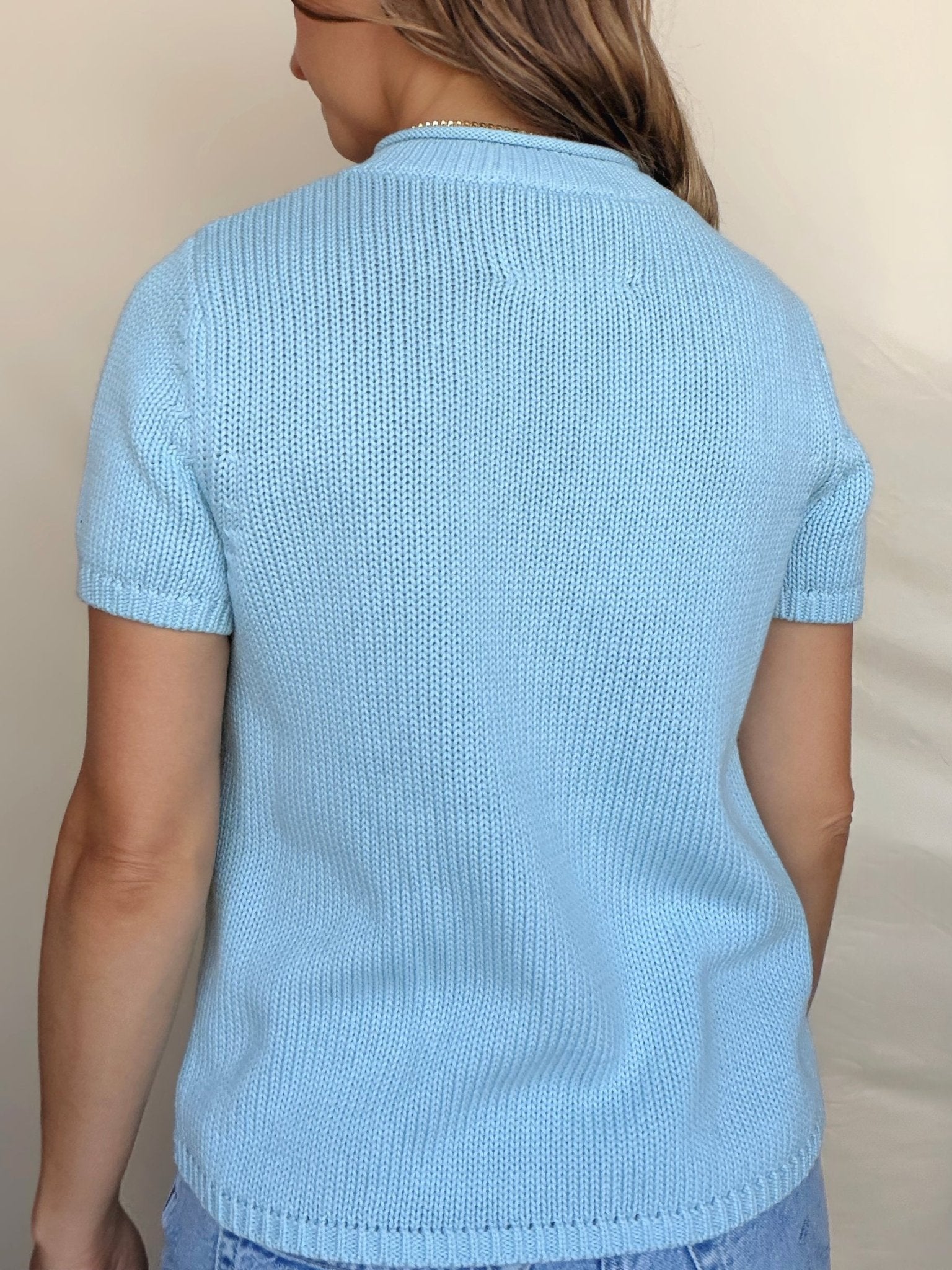 Banks Rolled Edge Sweater Tee - Elle Maxine