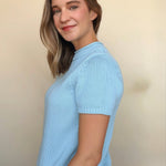 Banks Rolled Edge Sweater Tee - Elle Maxine
