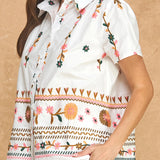 Layla Embroidered Shorts Set