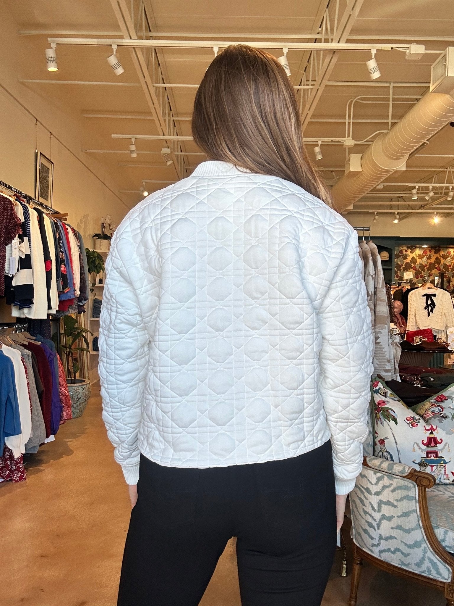 Beachwalk Quilted Bomber - Elle Maxine