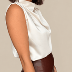 Beckette Cowl Neck Top - Elle Maxine